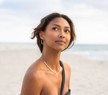 Load image into Gallery viewer, Malibu Mini Hoops  ~ Salty Shells
