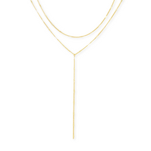 Load image into Gallery viewer, Layered Y Necklace