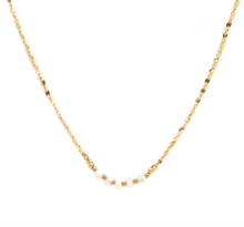 Load image into Gallery viewer, Pearl &amp; Chain Necklace~ Salty Shells