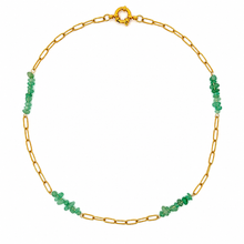 Load image into Gallery viewer, Paperclip and Rock Candy Necklace