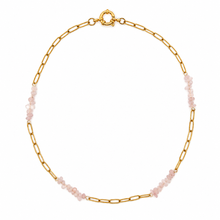 Load image into Gallery viewer, Paperclip and Rock Candy Necklace