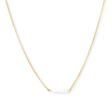 Load image into Gallery viewer, Halo Pearl Bar Necklace