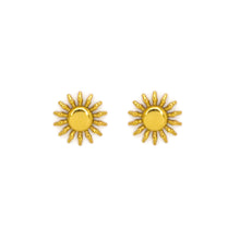 Load image into Gallery viewer, stud earrings with sun