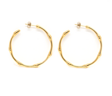 Load image into Gallery viewer, Bamboo Hoops