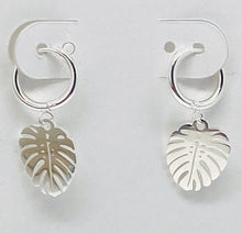 Load image into Gallery viewer, Bali Leaf Hoops ~ Salty Pendants
