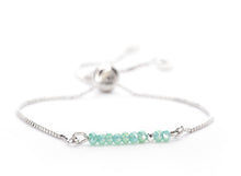 Load image into Gallery viewer, Sprinkle of Cyan ~ Turquoise Bolo